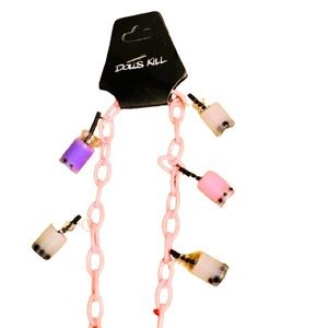 🌟 HOST PICK 🌟 NWT “Bubble Tea With Me”, Charm Necklace!